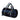 Navy Puffer Duffel with Rainbow Star Straps
